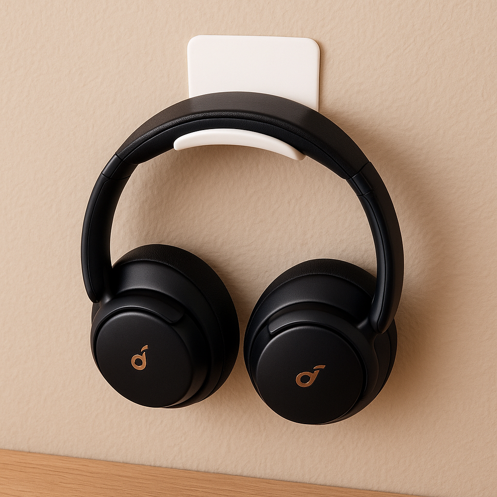 Mountable Headphone Holder