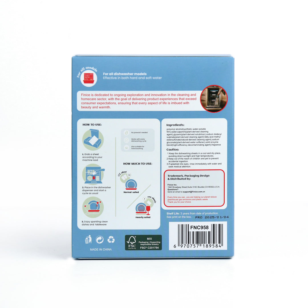 Dishwashing Sheets