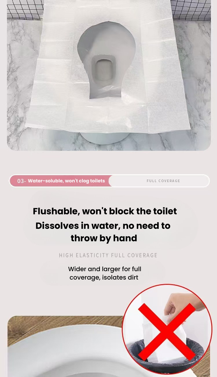 Flushable Toilet Seat Cover