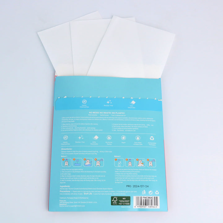 Pet Shampoo Sheet