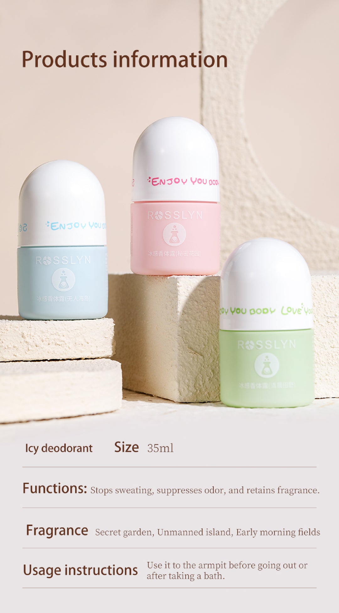 Mini Deodorant Roll